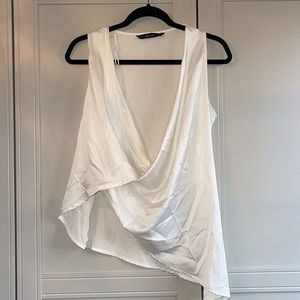 Zara Low Cut Blouse